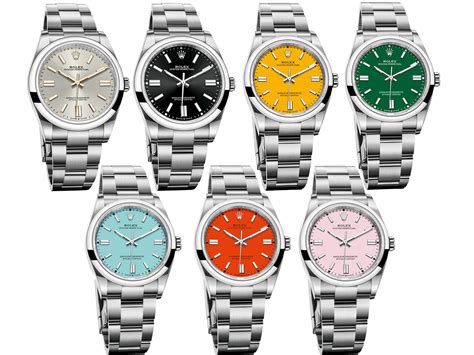 rolex dial color